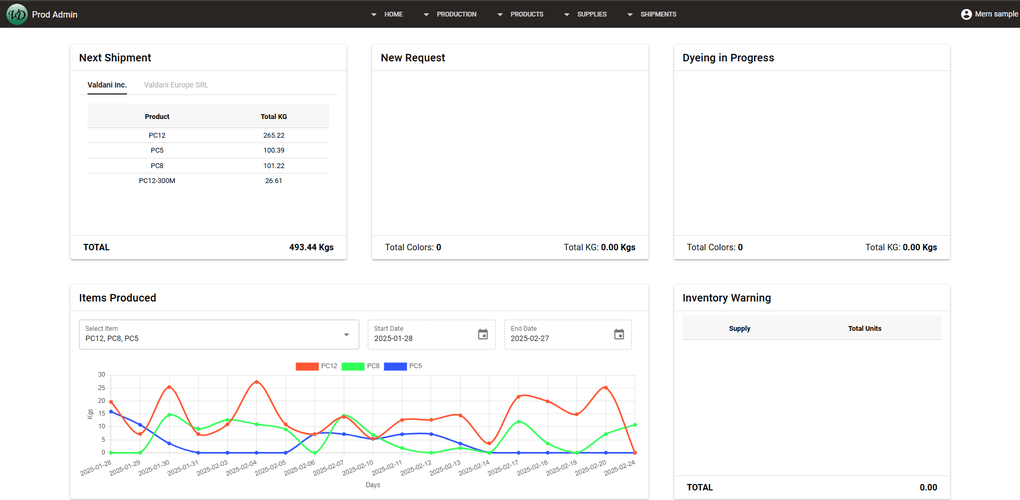 Valdani Store Website